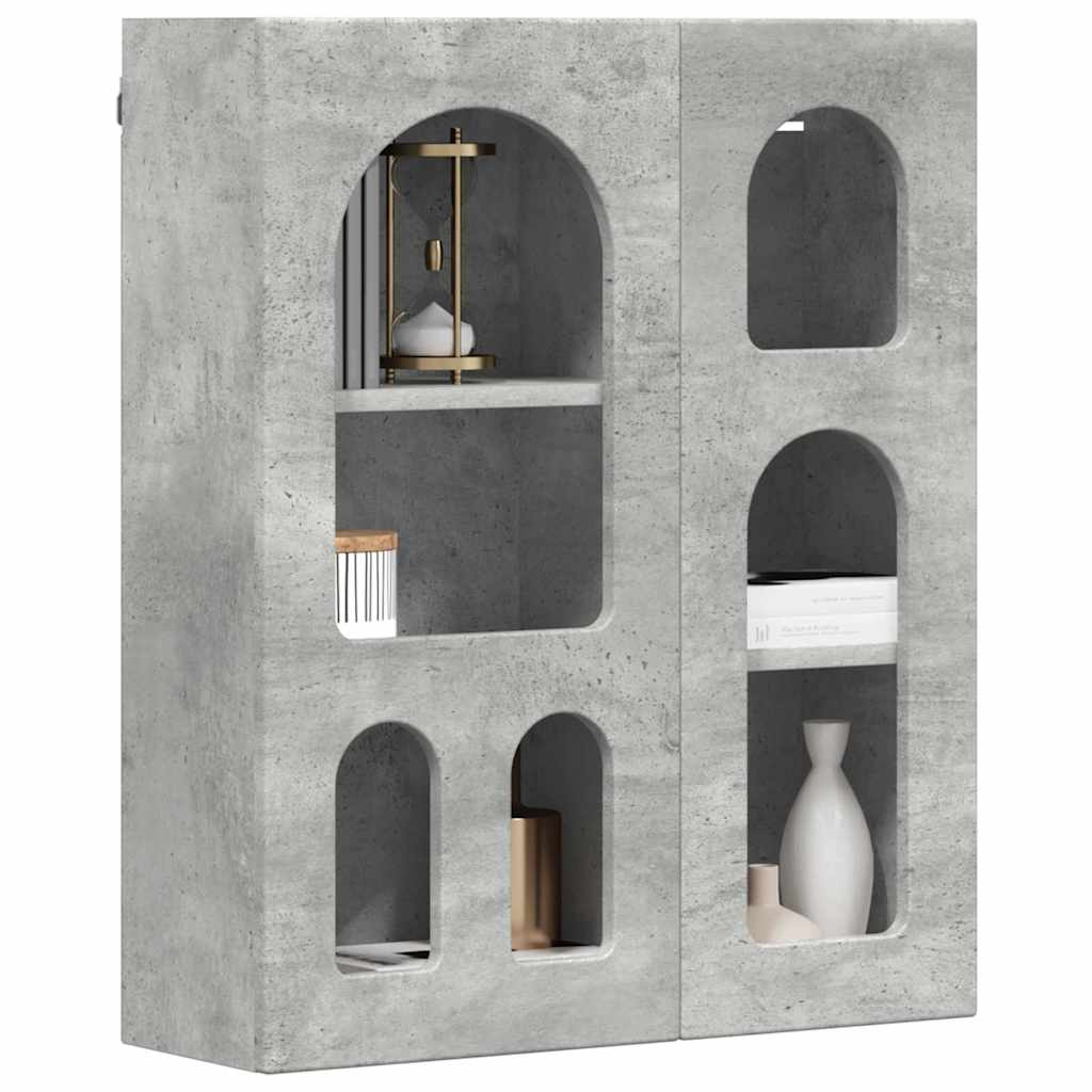 Függő szekrény ELST Betonszürke 59 x 20 x 71,5 cm Szerelt Fa