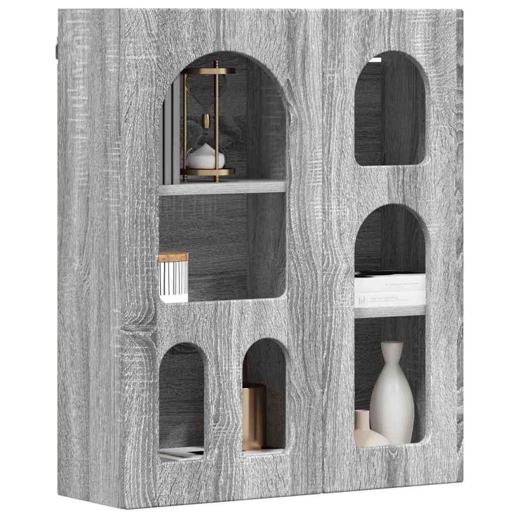Függő szekrény ELST Szürke Sonoma 59 x 20 x 71,5 cm Szerelt Fa
