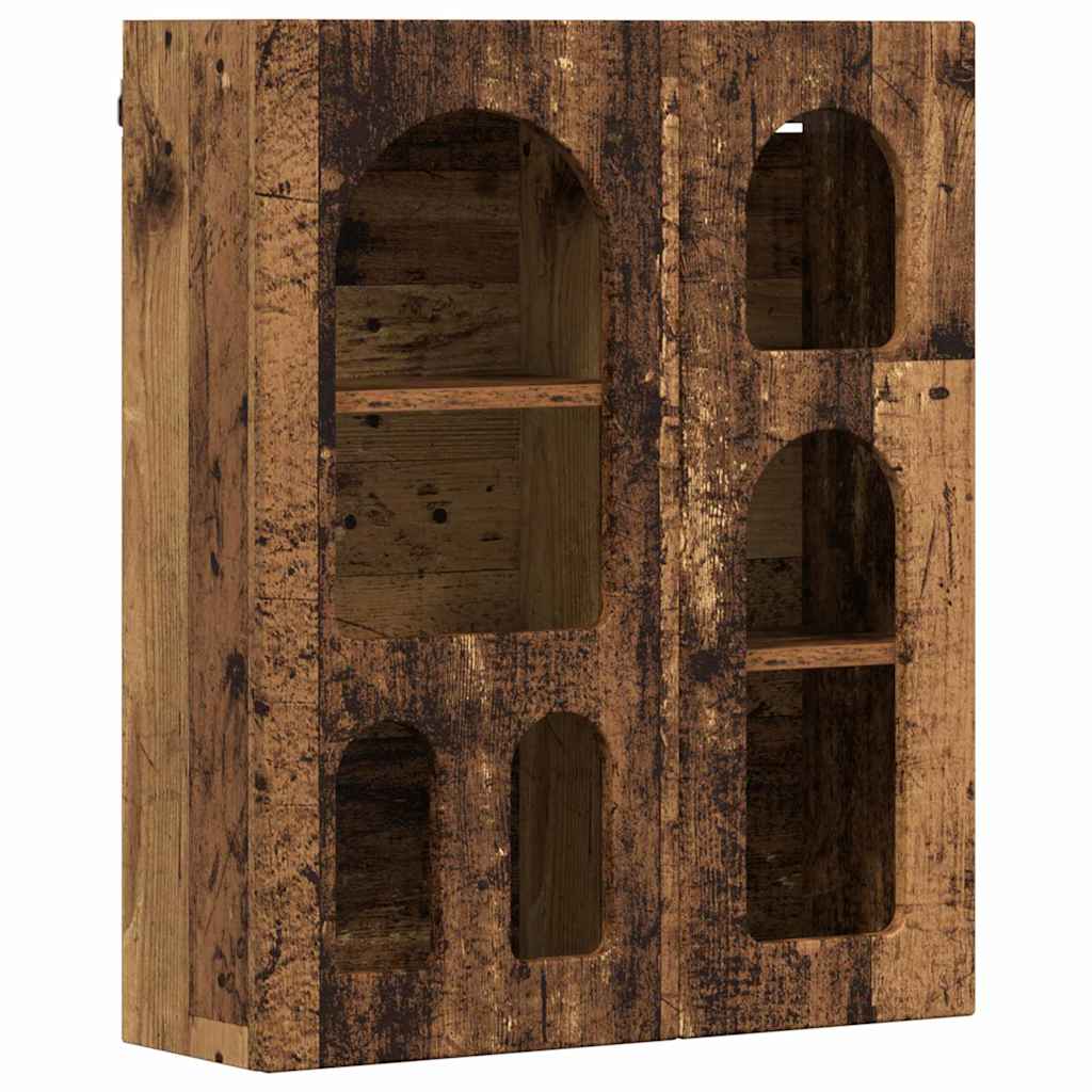 Függő szekrény ELST Antik Fa 59 x 20 x 71,5 cm Szerelt Fa