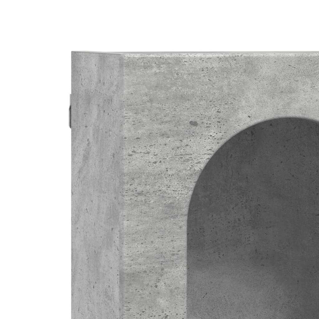 Függő szekrény ELST Betonszürke 59 x 20 x 100 cm Szerelt Fa
