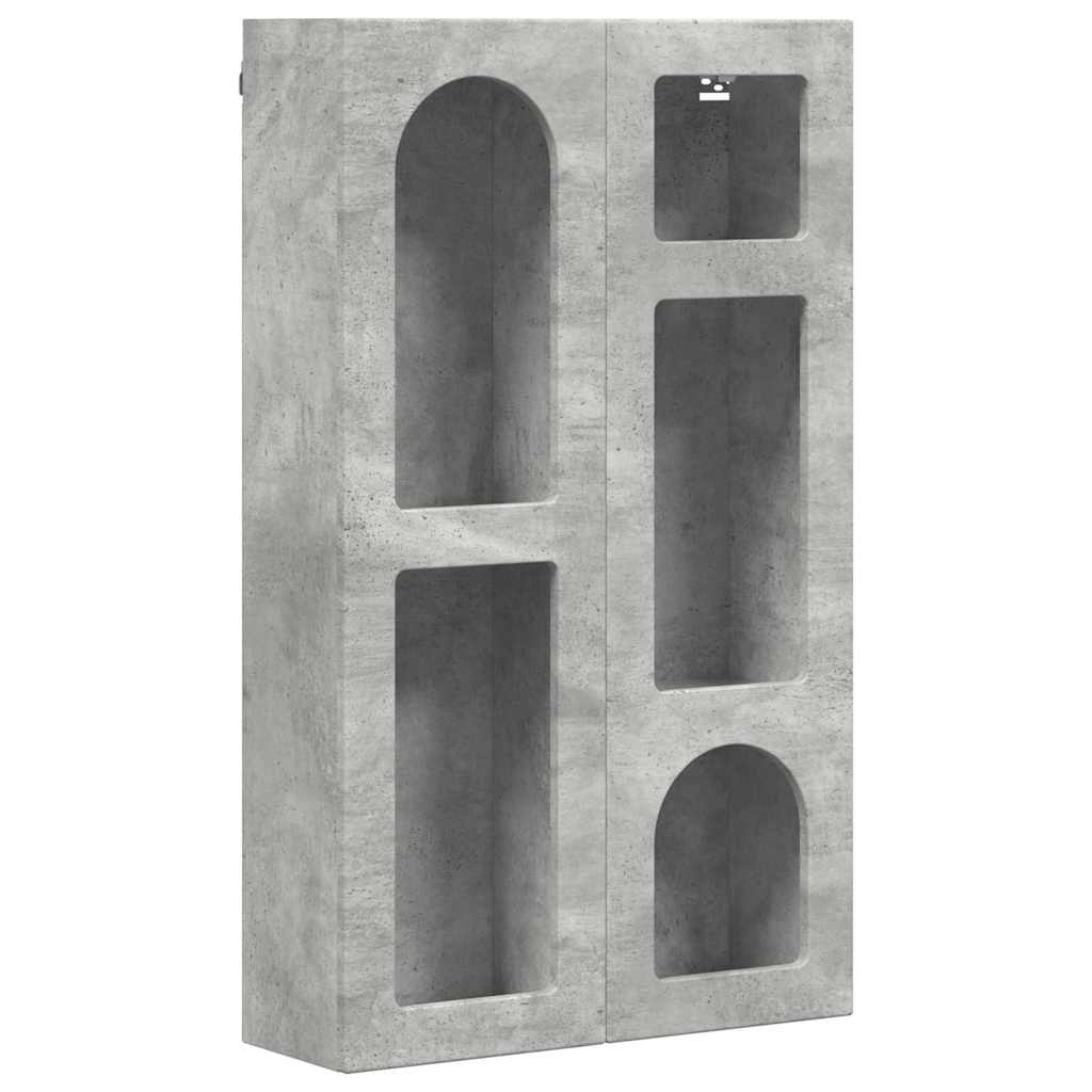 Függő szekrény ELST Betonszürke 59 x 20 x 100 cm Szerelt Fa
