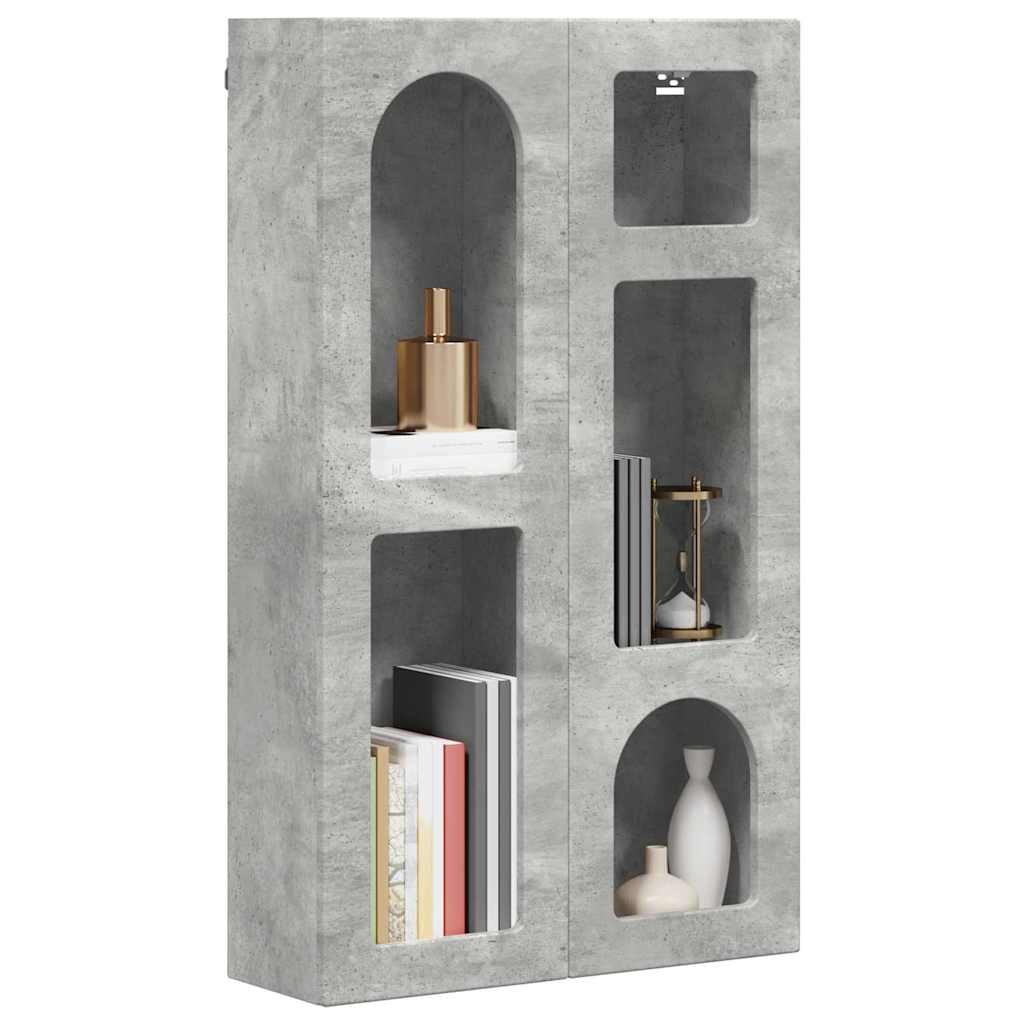 Függő szekrény ELST Betonszürke 59 x 20 x 100 cm Szerelt Fa