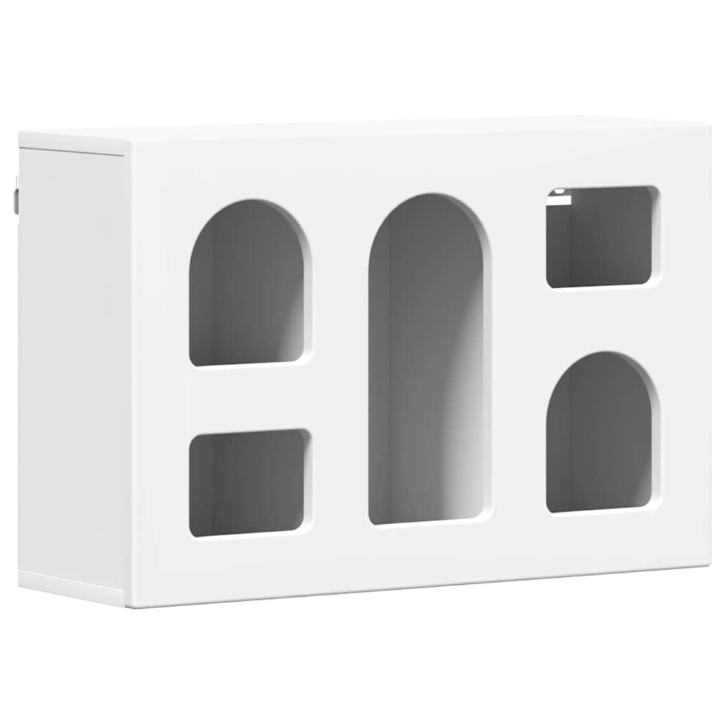 Függő szekrény polcokkal ELST Fehér 60 x 20 x 40 cm Szerelt Fa