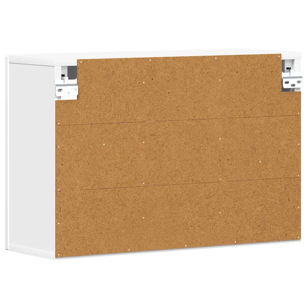 Függő szekrény polcokkal ELST Fehér 60 x 20 x 40 cm Szerelt Fa