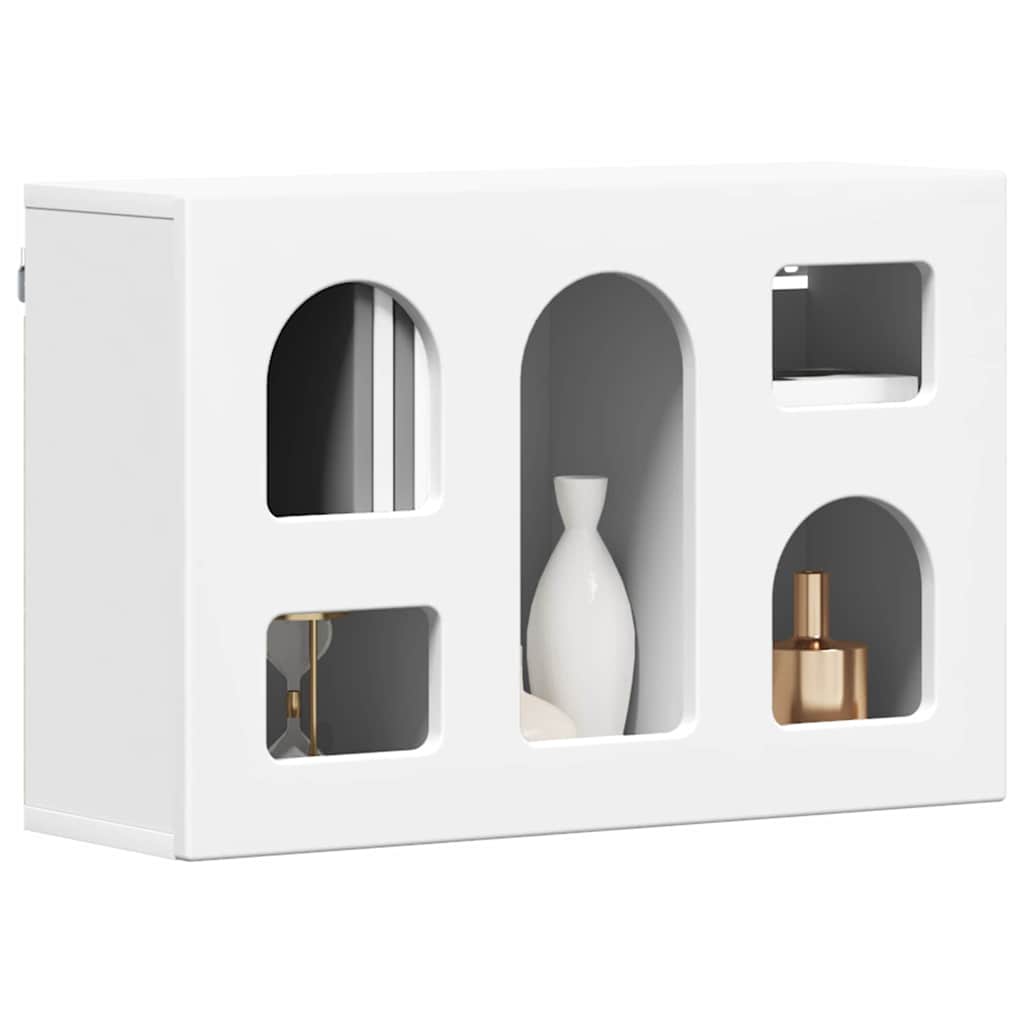 Függő szekrény polcokkal ELST Fehér 60 x 20 x 40 cm Szerelt Fa