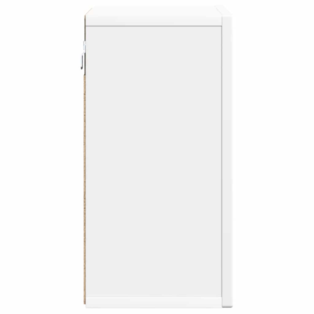Függő szekrény polcokkal ELST Fehér 60 x 20 x 40 cm Szerelt Fa