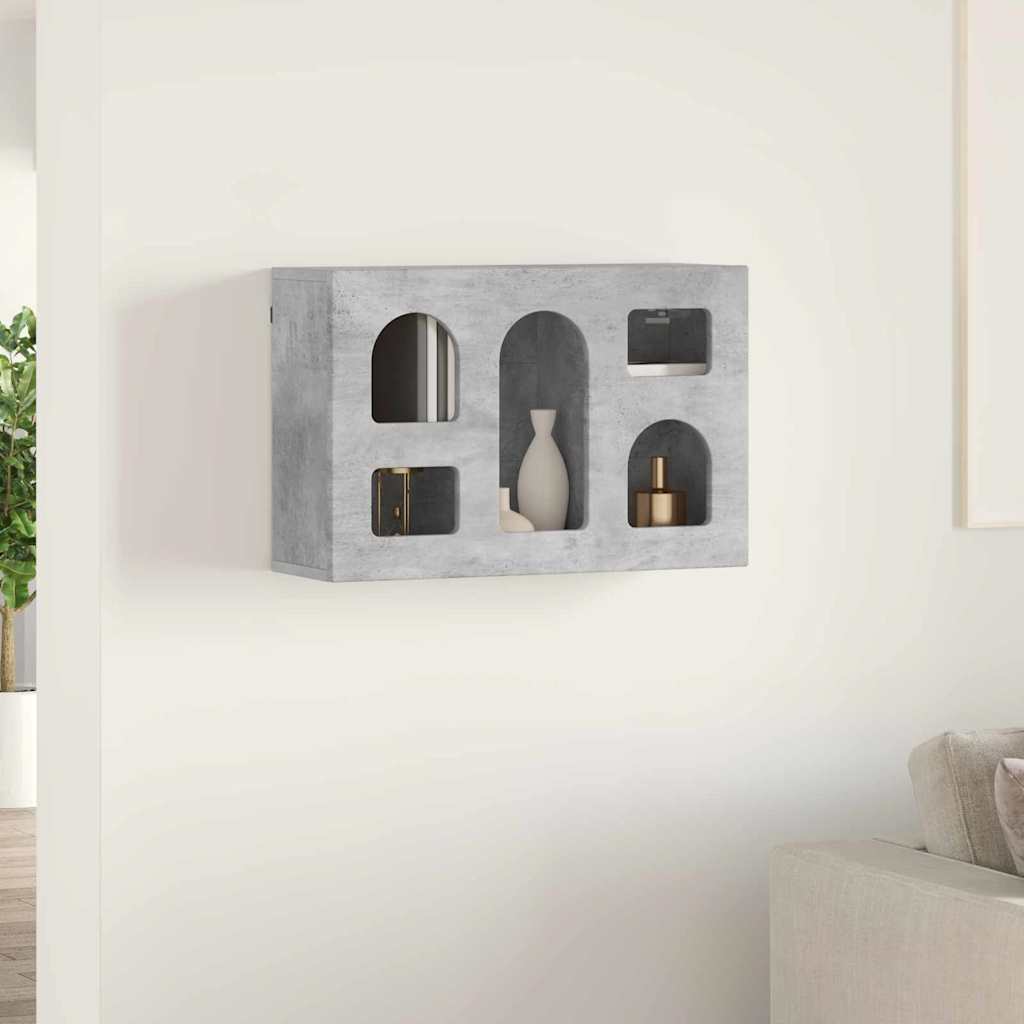 Függő szekrény ELST Betonszürke 60 x 20 x 40 cm Szerelt Fa