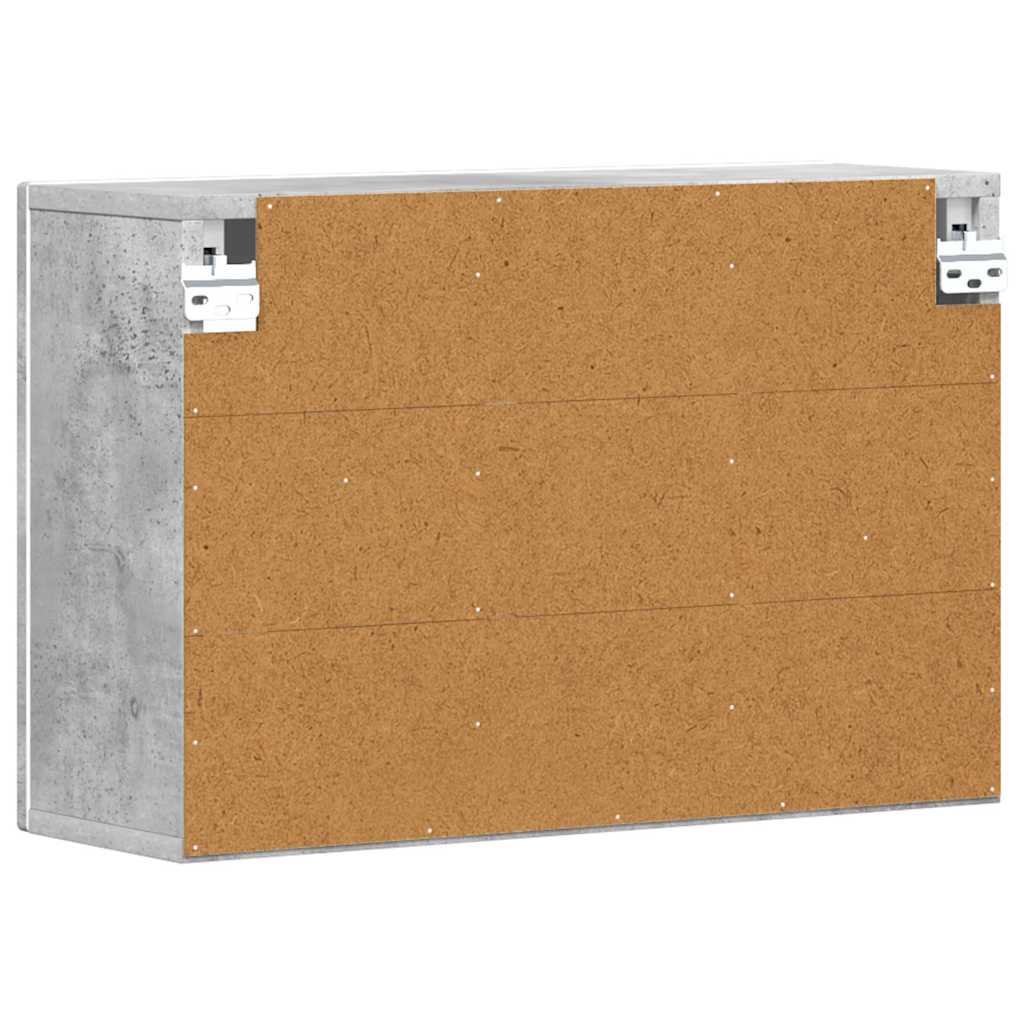 Függő szekrény ELST Betonszürke 60 x 20 x 40 cm Szerelt Fa