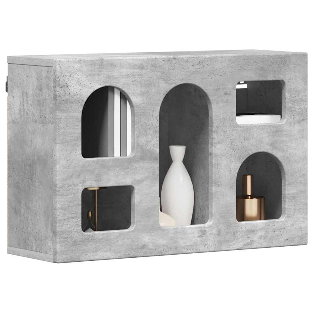 Függő szekrény ELST Betonszürke 60 x 20 x 40 cm Szerelt Fa