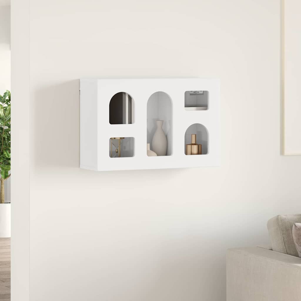 Függő szekrény ELST Magasfényű Fehér 60 x 20 x 40 cm Szerelt Fa