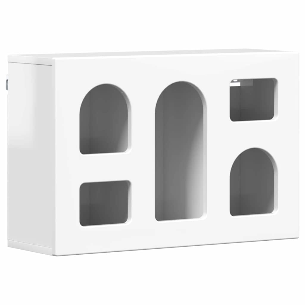 Függő szekrény ELST Magasfényű Fehér 60 x 20 x 40 cm Szerelt Fa