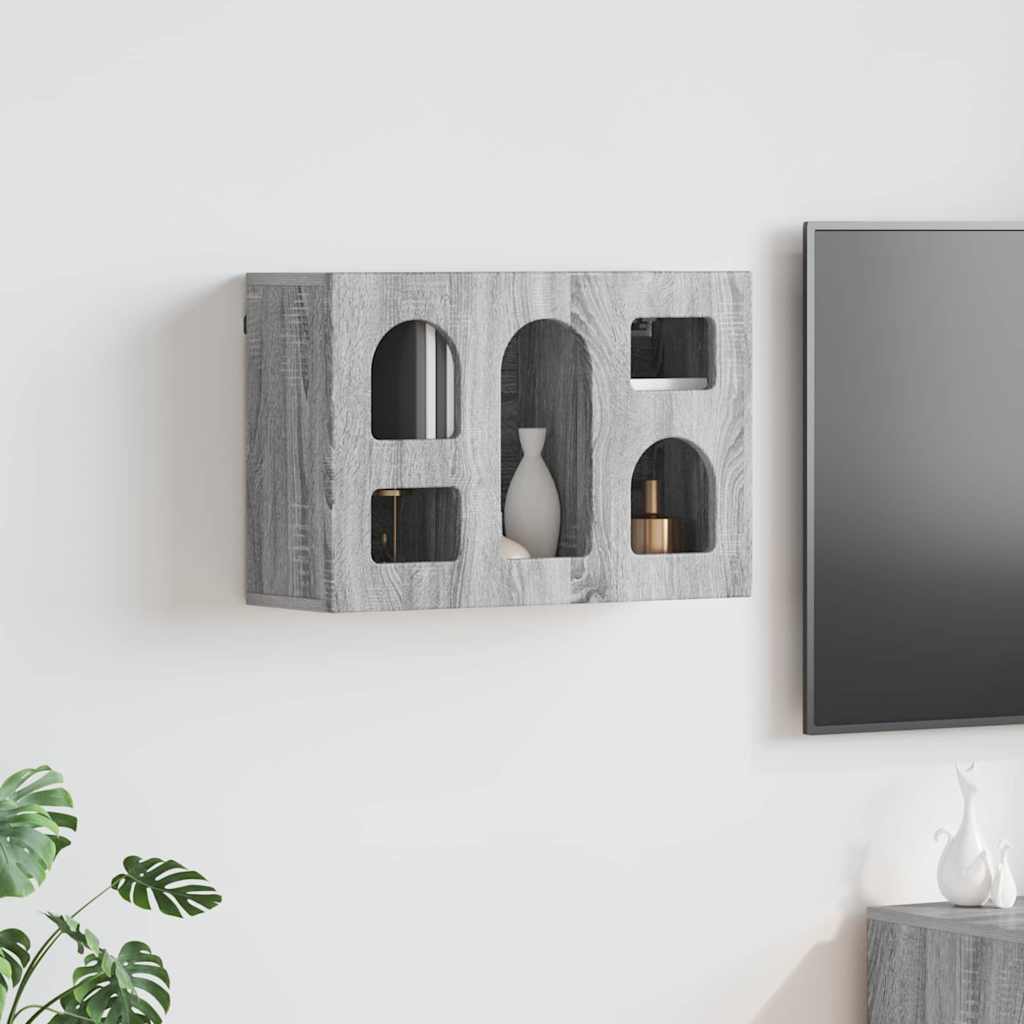 Függő szekrény ELST Szürke Sonoma 60 x 20 x 40 cm Szerelt Fa