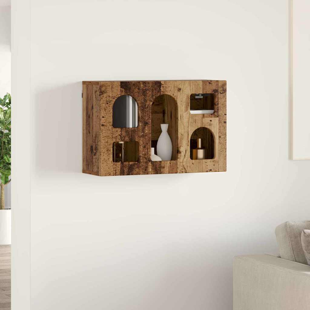 Függő szekrény ELST Antik Fa 60 x 20 x 40 cm Szerelt Fa