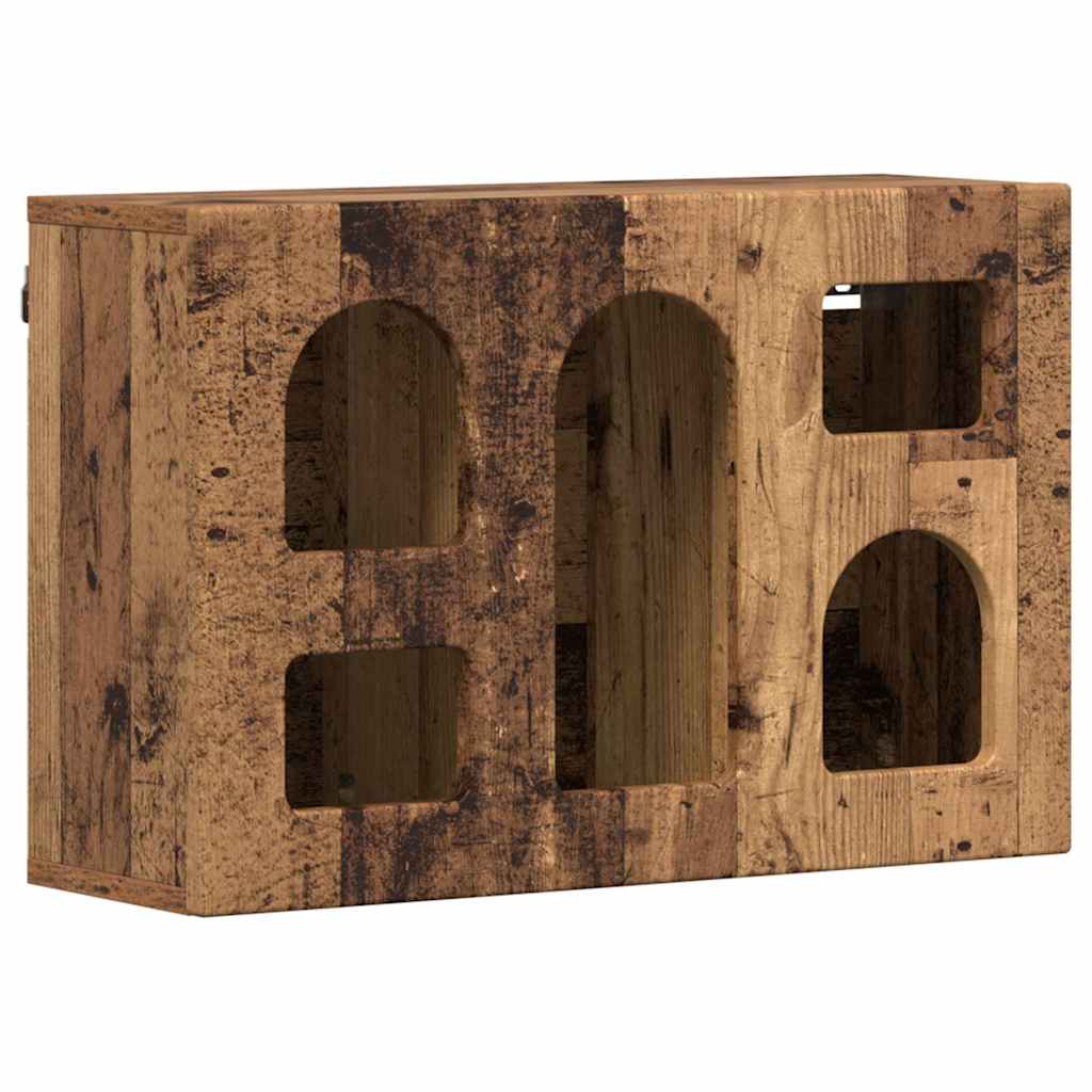Függő szekrény ELST Antik Fa 60 x 20 x 40 cm Szerelt Fa