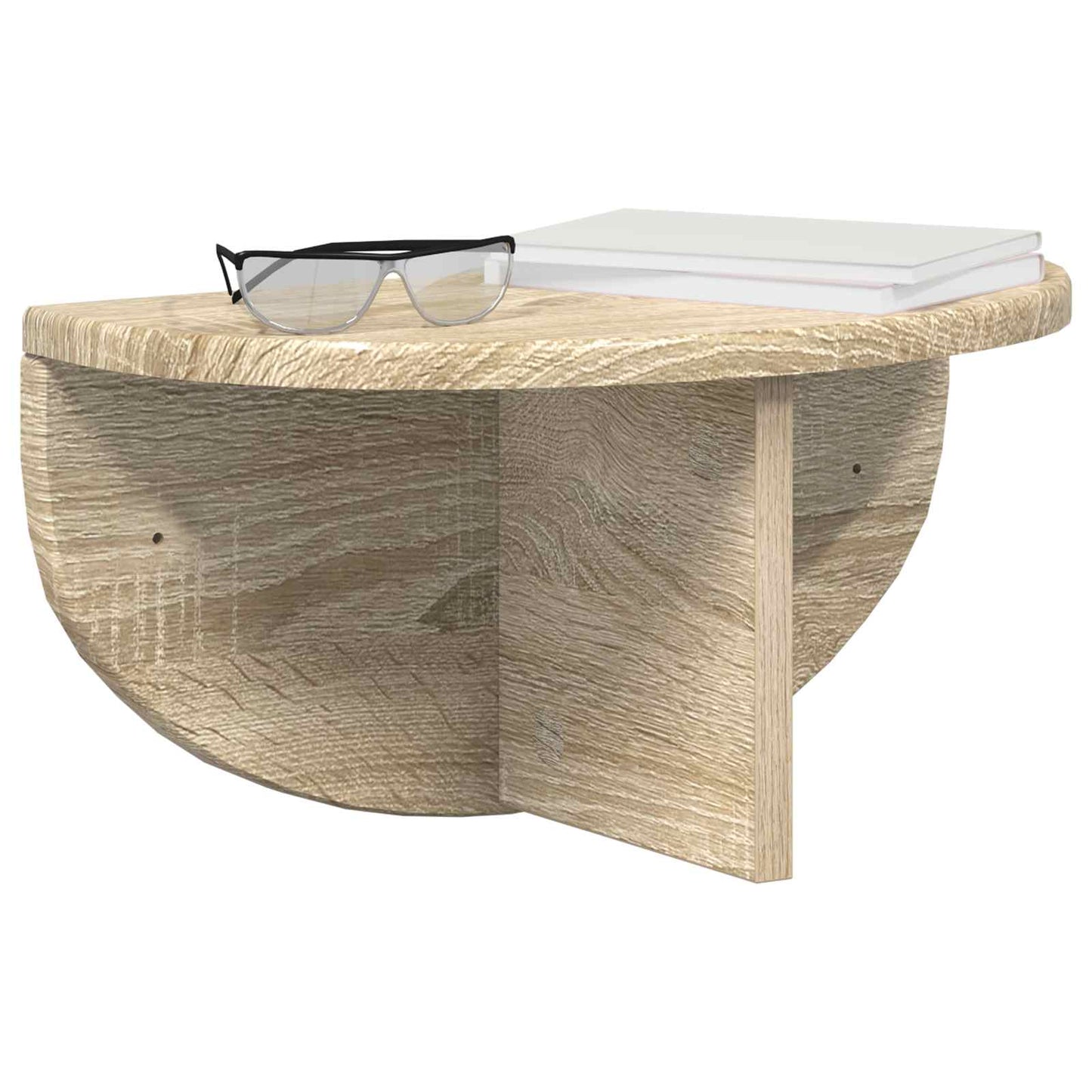 Falpolc Falra szerelhető 2 pcs Sonoma tölgy 38 x 19 x 19 cm