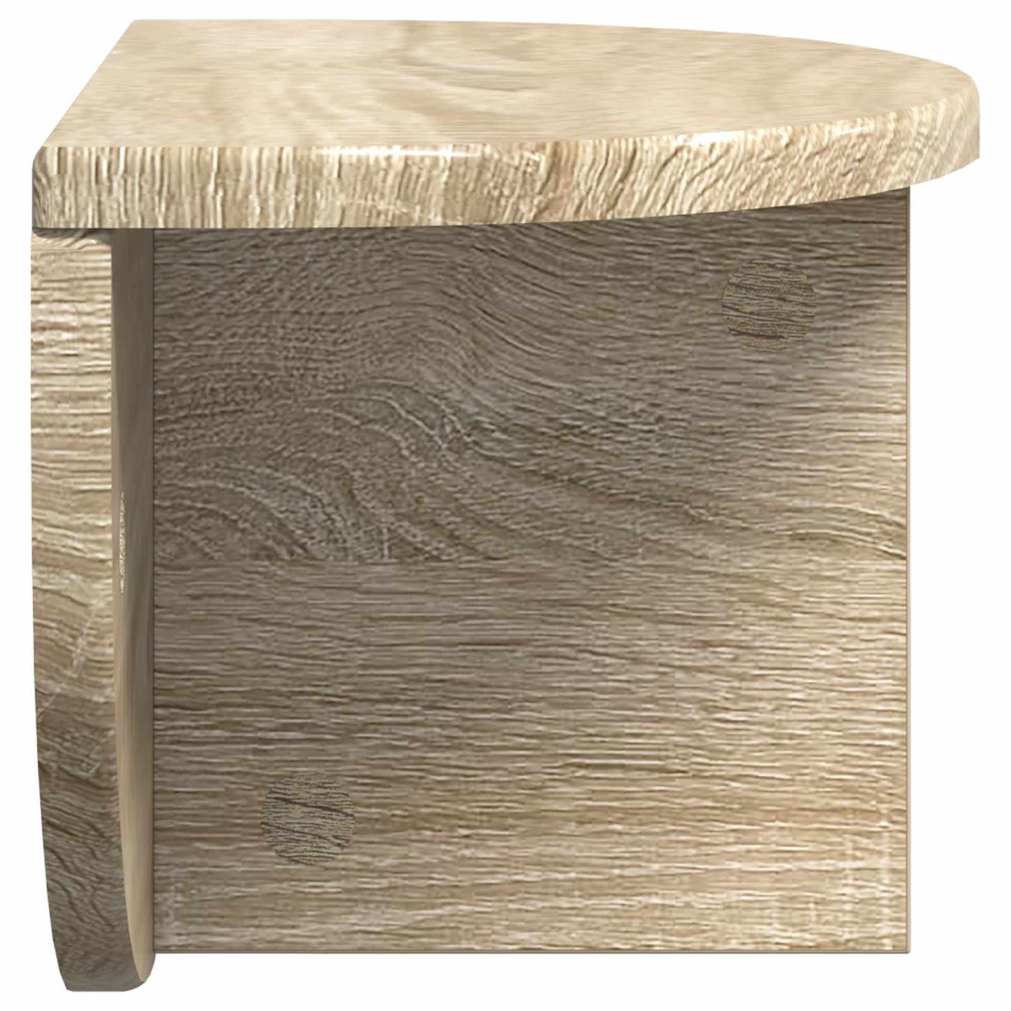 Falpolc Falra szerelhető 2 pcs Sonoma tölgy 38 x 19 x 19 cm