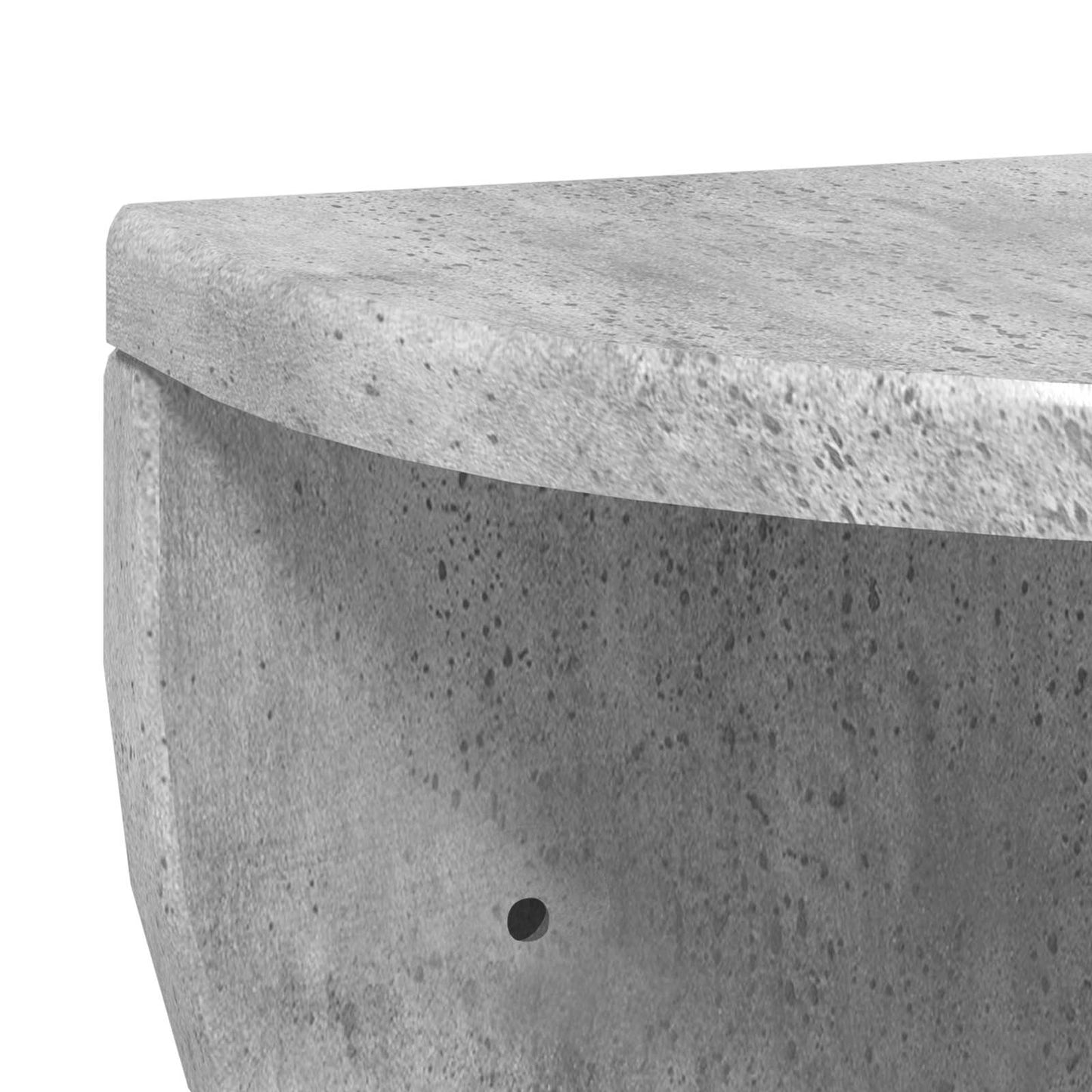 Falpolc Falra szerelhető 2 pcs Beton Szürke 38 x 19 x 19 cm