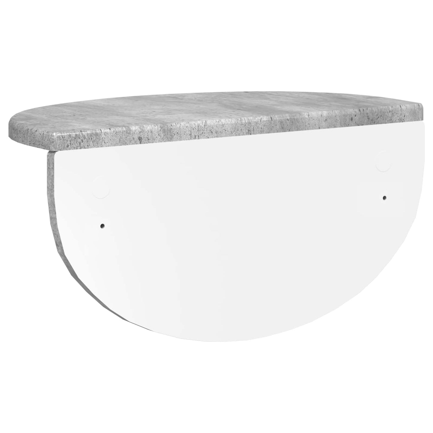 Falpolc Falra szerelhető 2 pcs Beton Szürke 38 x 19 x 19 cm