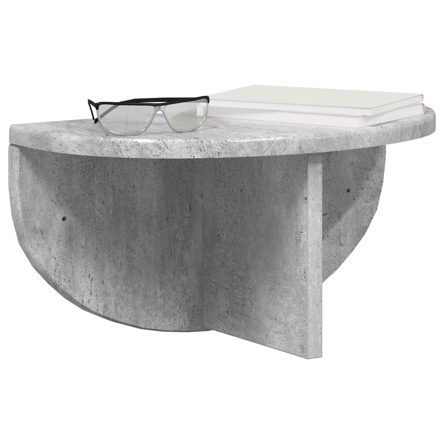 Falpolc Falra szerelhető 2 pcs Beton Szürke 38 x 19 x 19 cm