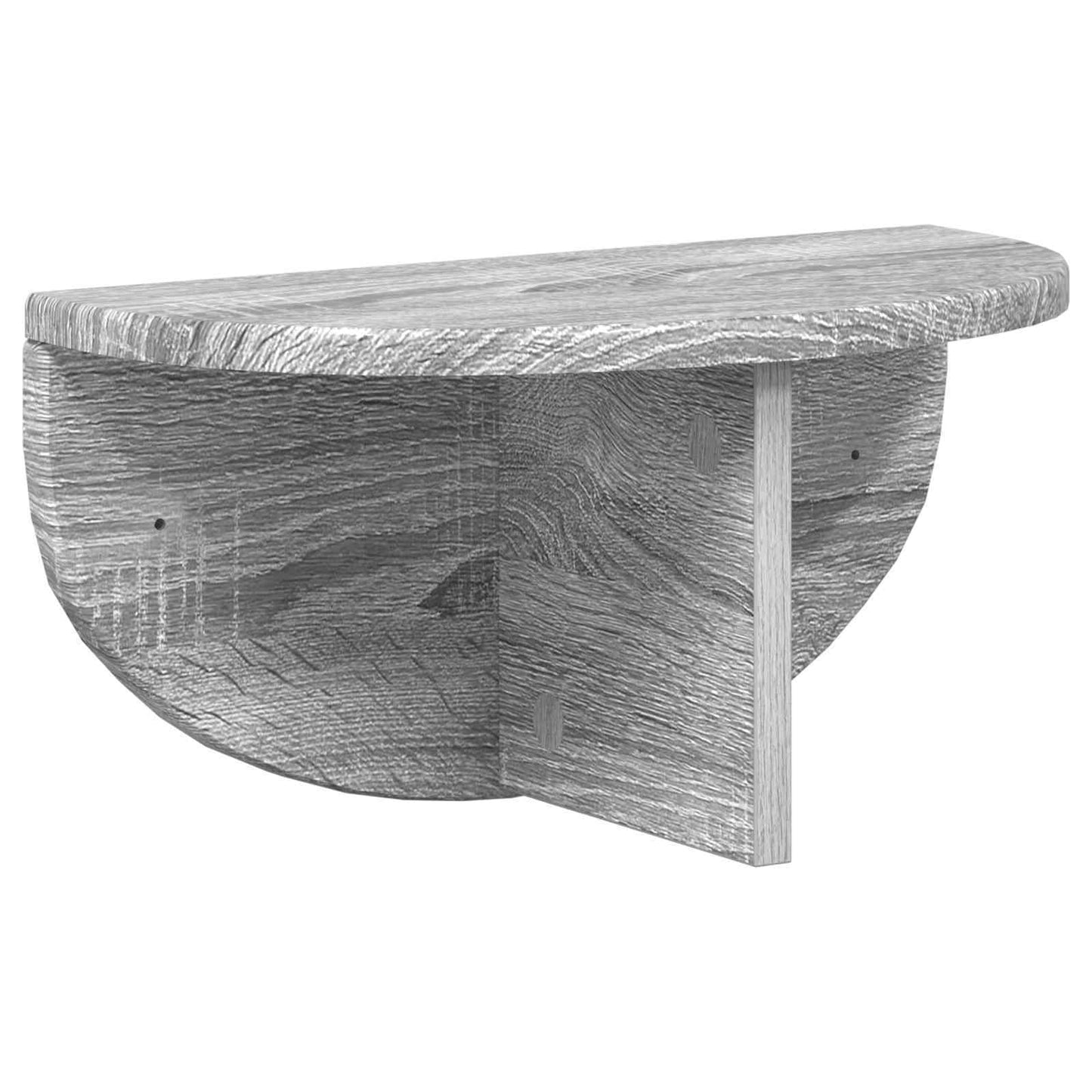 Falpolc Falra szerelhető 2 pcs Szürke Sonoma 38 x 19 x 19 cm