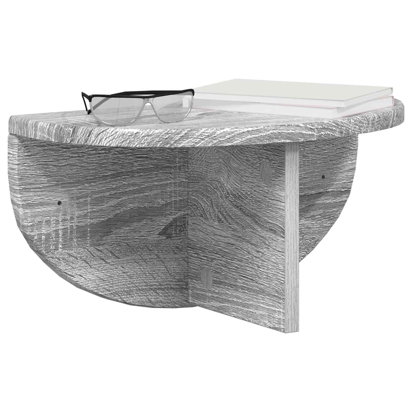 Falpolc Falra szerelhető 2 pcs Szürke Sonoma 38 x 19 x 19 cm