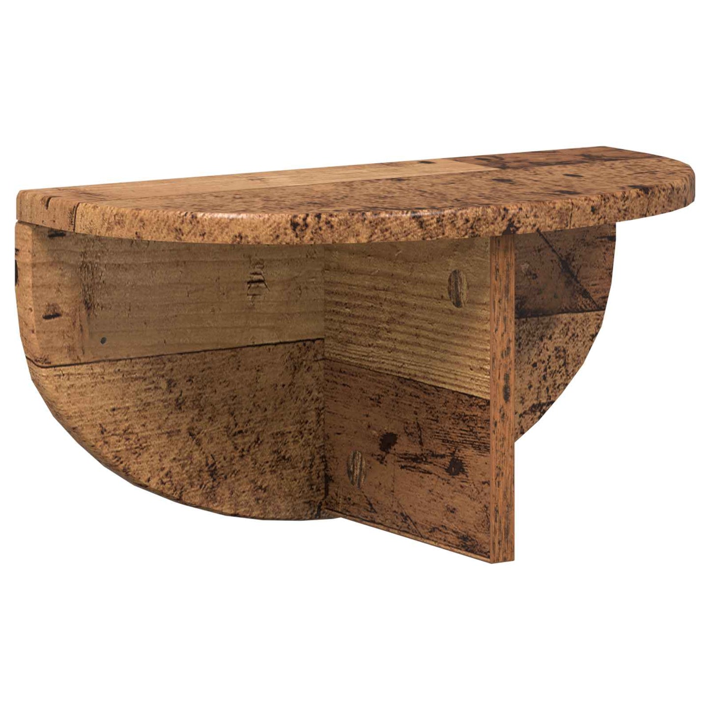 Falpolc Falra szerelhető Öreg fa 38 x 19 x 19 cm Szerelt Fa