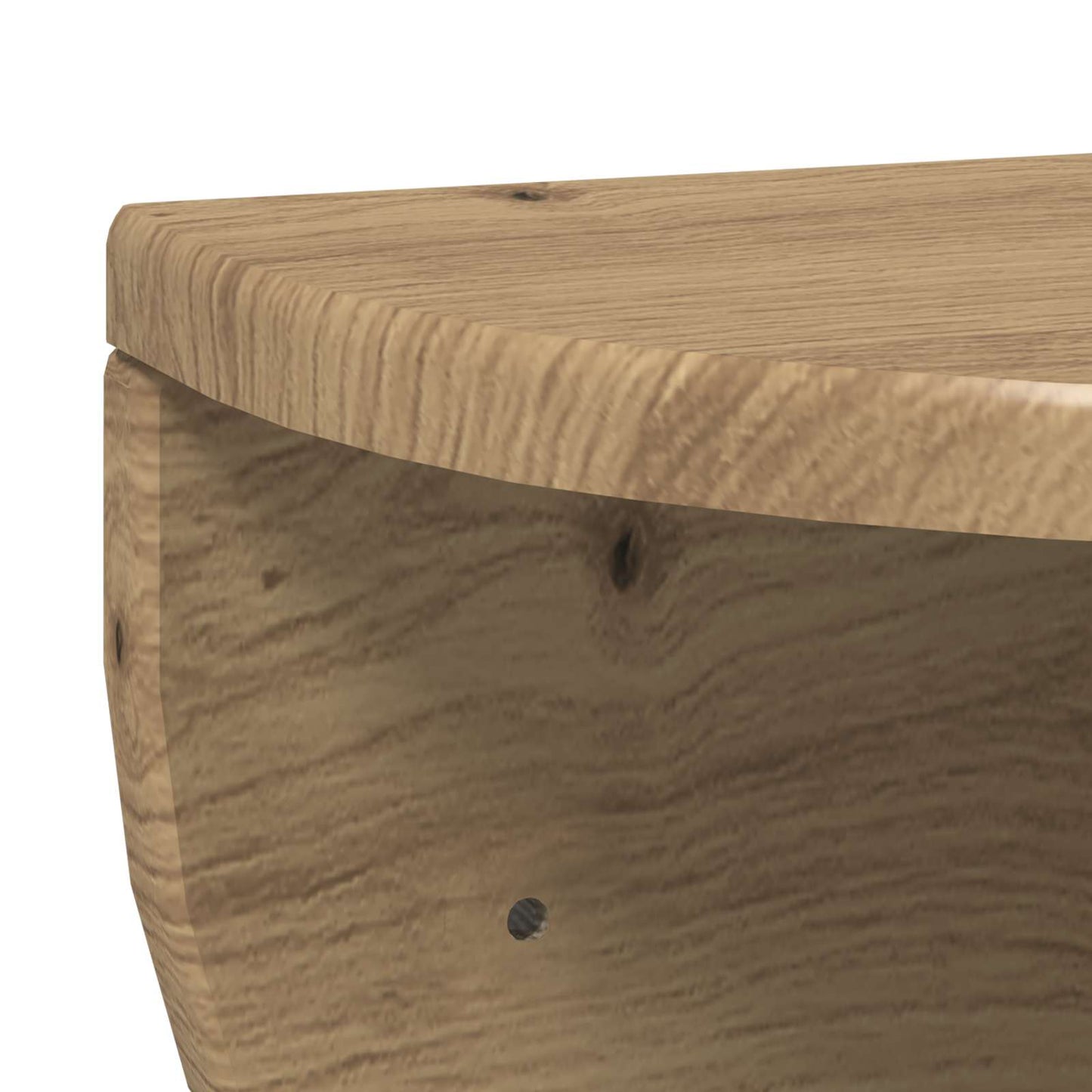 Falpolc Falra szerelhető 2 pcs Artisan tölgy 38 x 19 x 19 cm