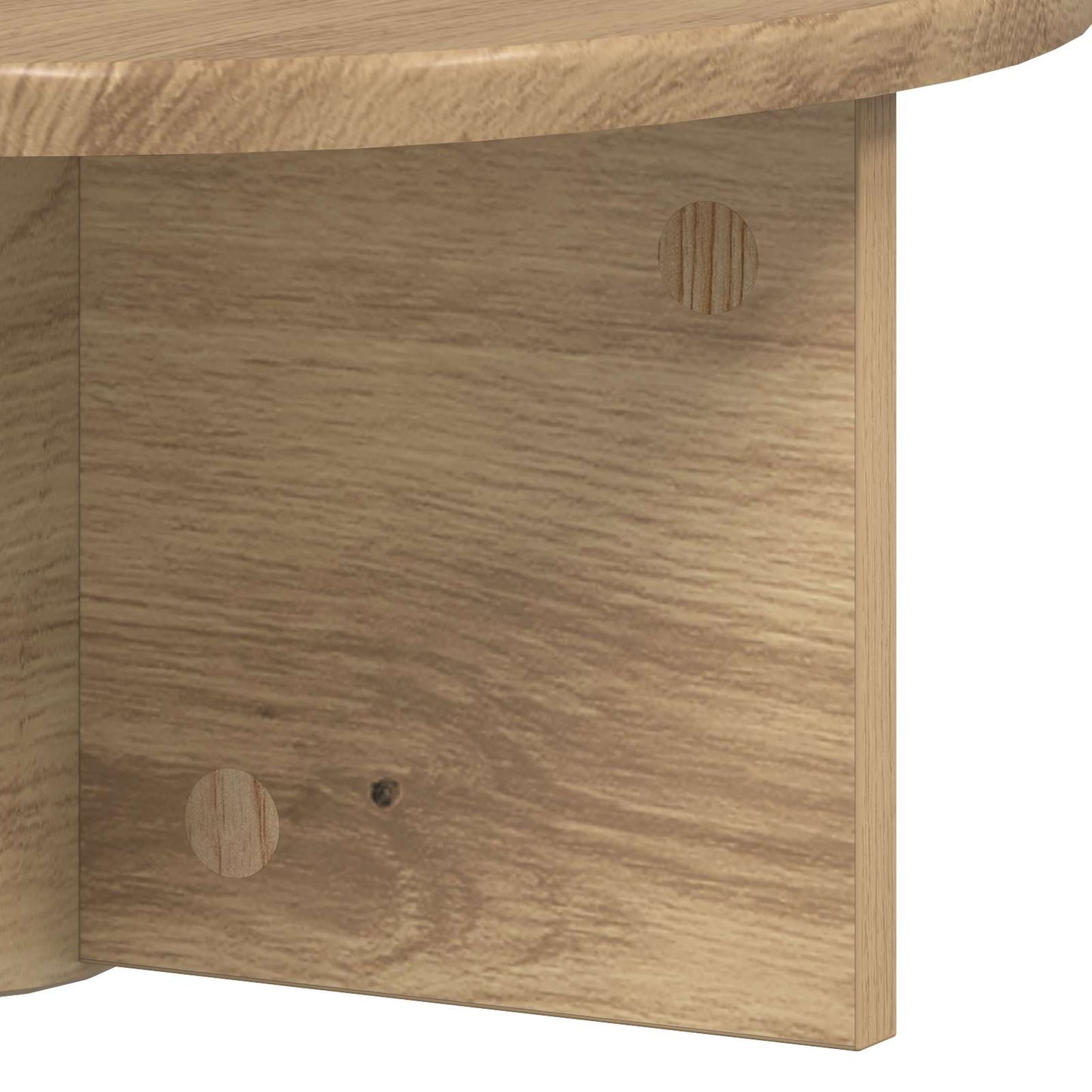 Falpolc Falra szerelhető 2 pcs Artisan tölgy 38 x 19 x 19 cm