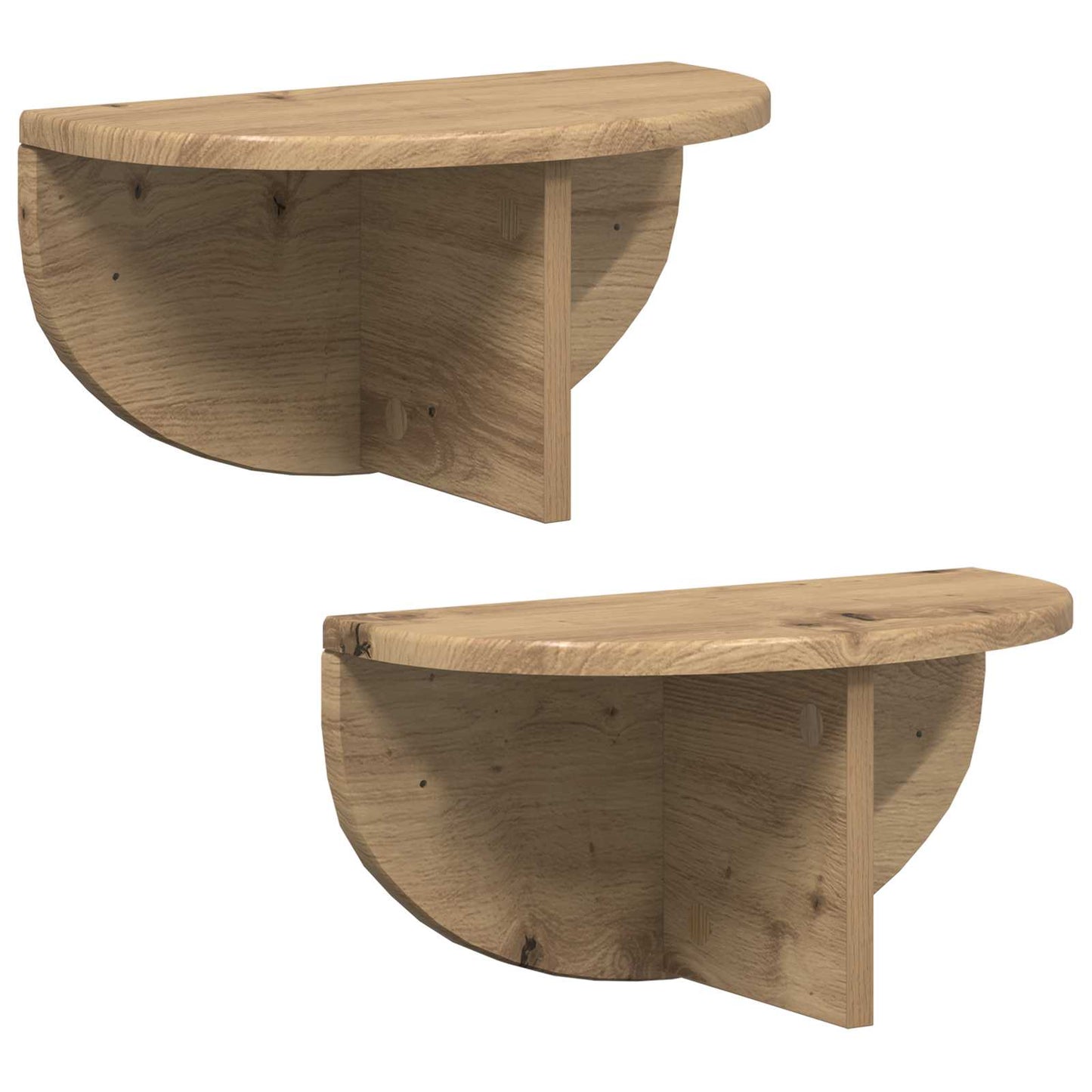 Falpolc Falra szerelhető 2 pcs Artisan tölgy 38 x 19 x 19 cm