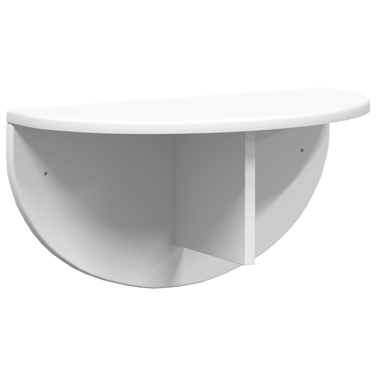 Falpolc Falra szerelhető 2 pcs Fehér 48 x 24 x 24 cm Szerelt Fa
