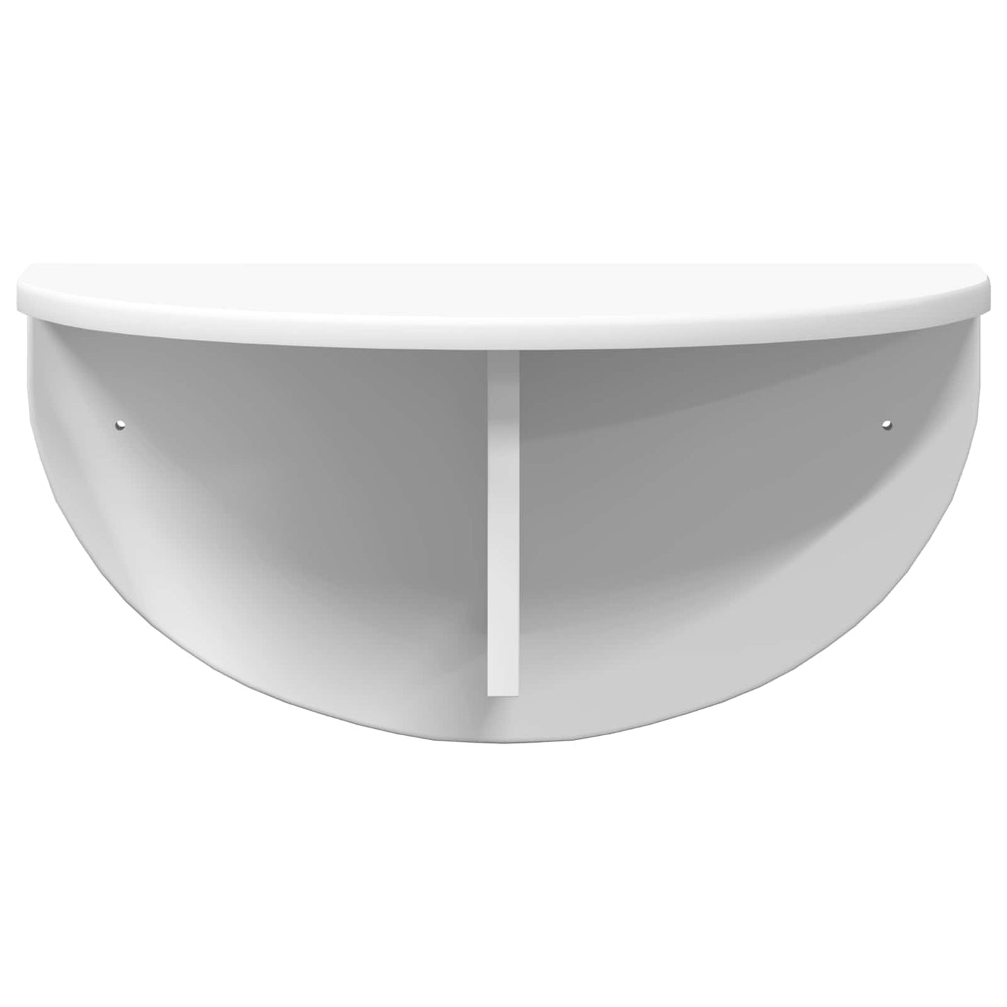 Falpolc Falra szerelhető 2 pcs Fehér 48 x 24 x 24 cm Szerelt Fa
