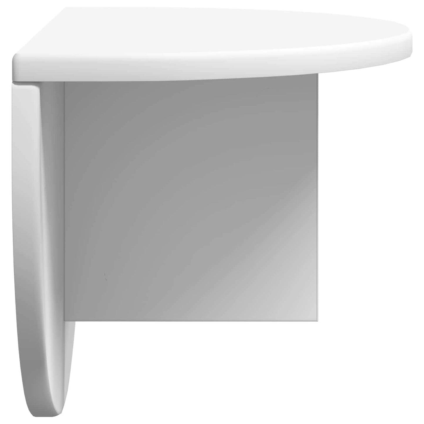 Falpolc Falra szerelhető 2 pcs Fehér 48 x 24 x 24 cm Szerelt Fa