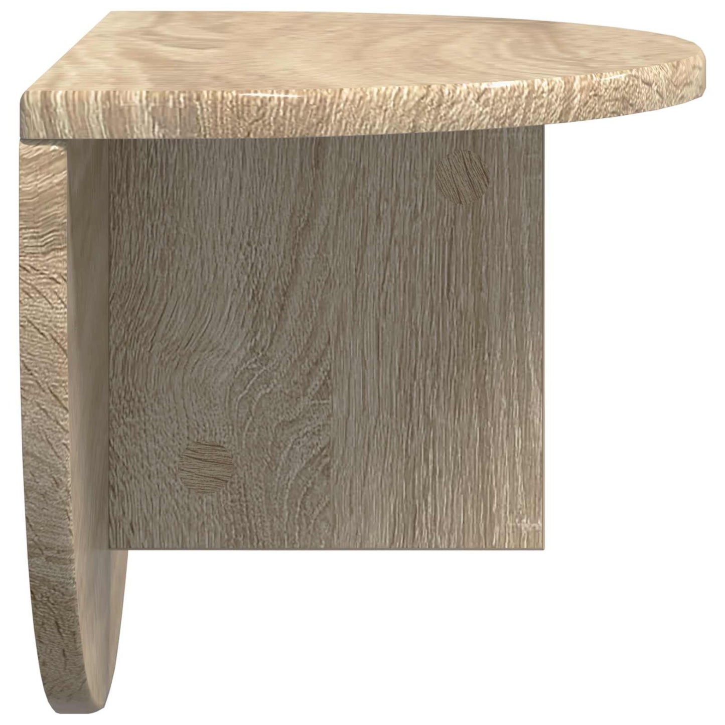 Falpolc 2 pcs Sonoma tölgy 48 x 24 x 24 cm Faanyag