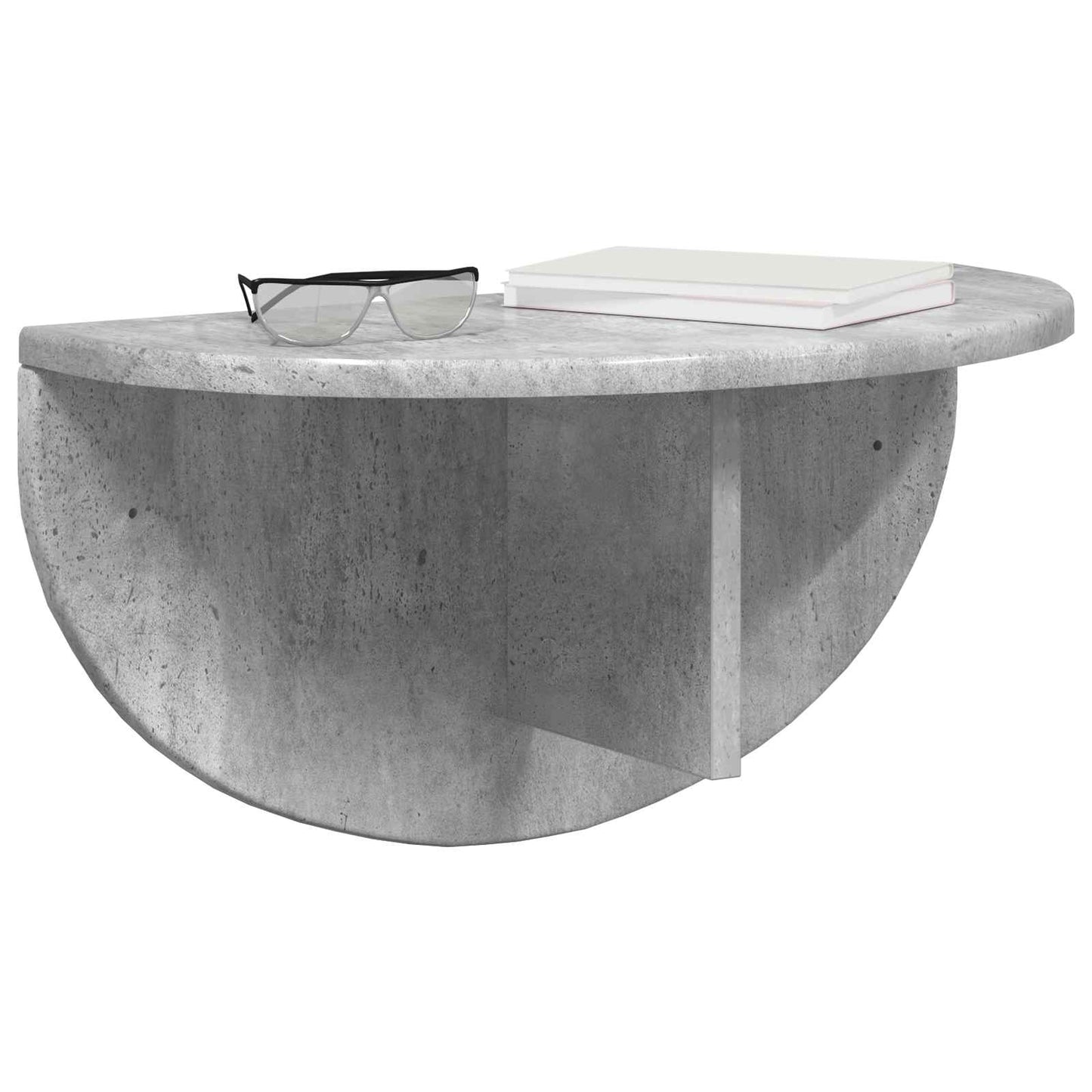 Falpolc Falra szerelhető 2 pcs Beton Szürke 48 x 24 x 24 cm