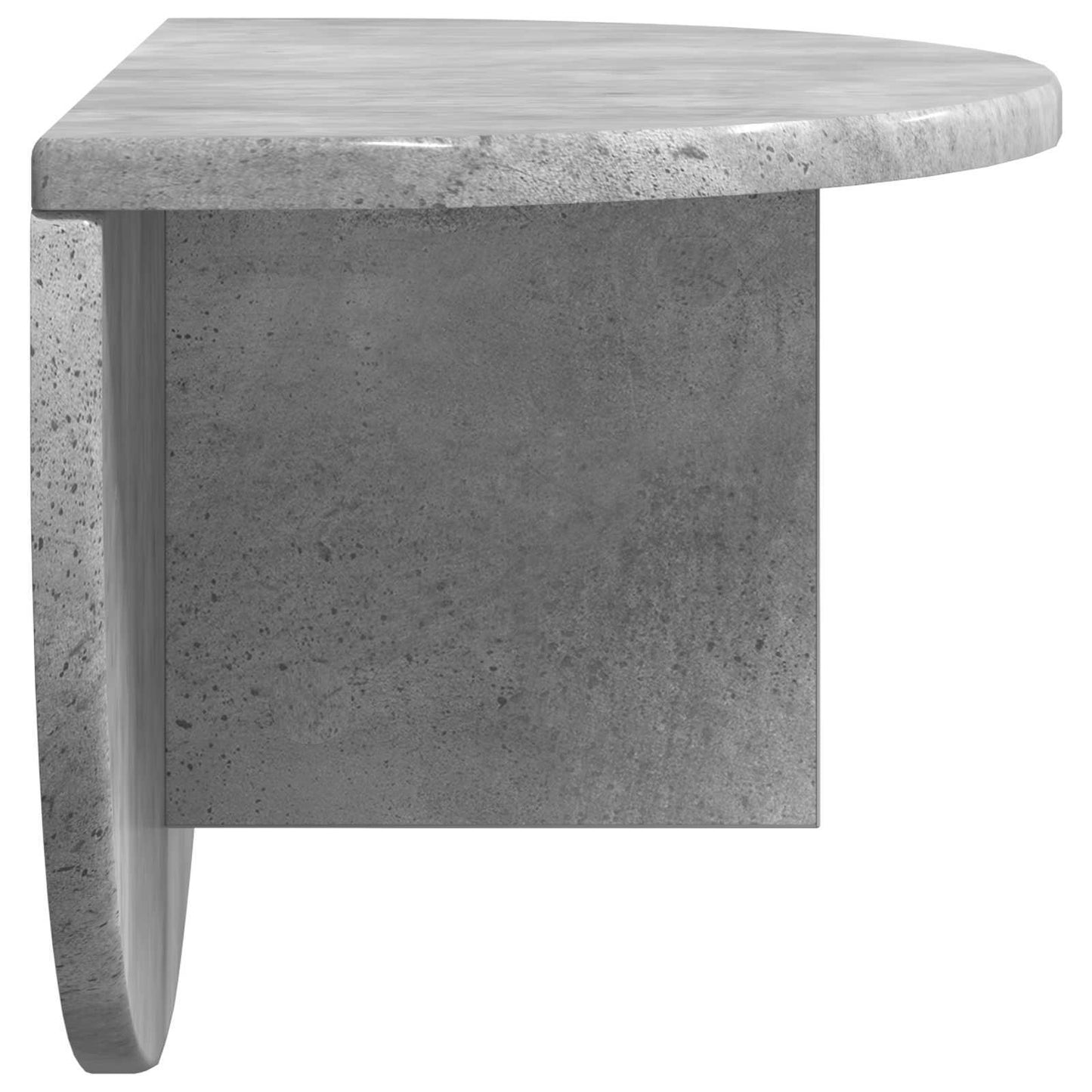 Falpolc Falra szerelhető 2 pcs Beton Szürke 48 x 24 x 24 cm