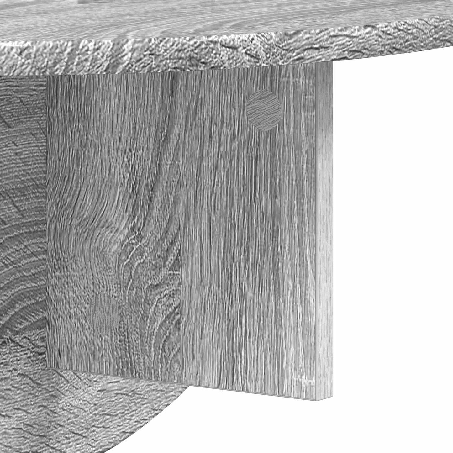 Falpolc Falra szerelhető 2 pcs Szürke Sonoma 48 x 24 x 24 cm