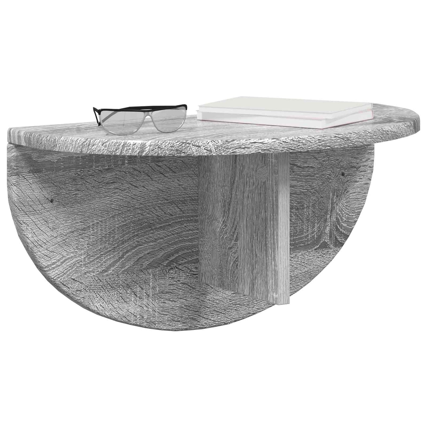 Falpolc Falra szerelhető 2 pcs Szürke Sonoma 48 x 24 x 24 cm