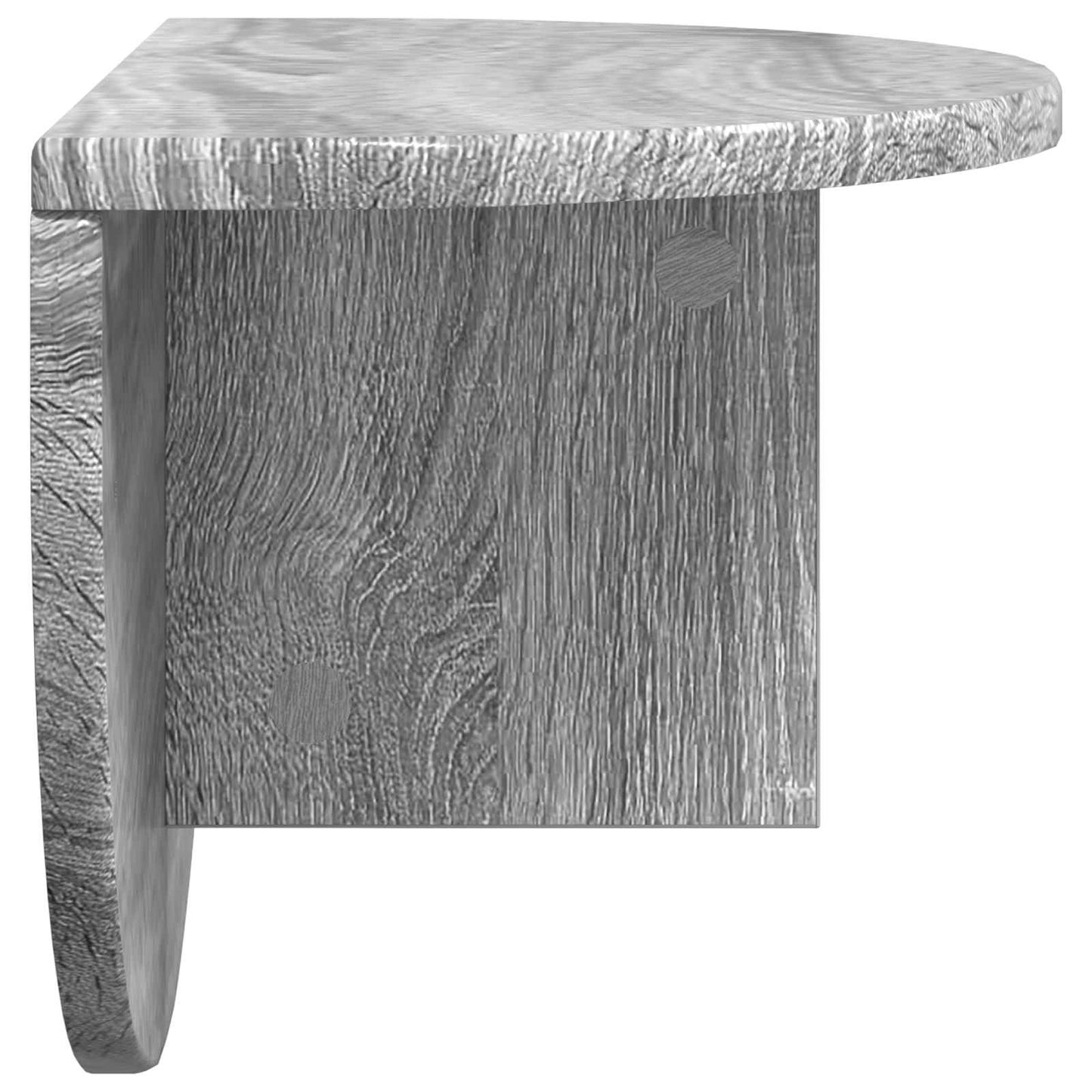 Falpolc Falra szerelhető 2 pcs Szürke Sonoma 48 x 24 x 24 cm