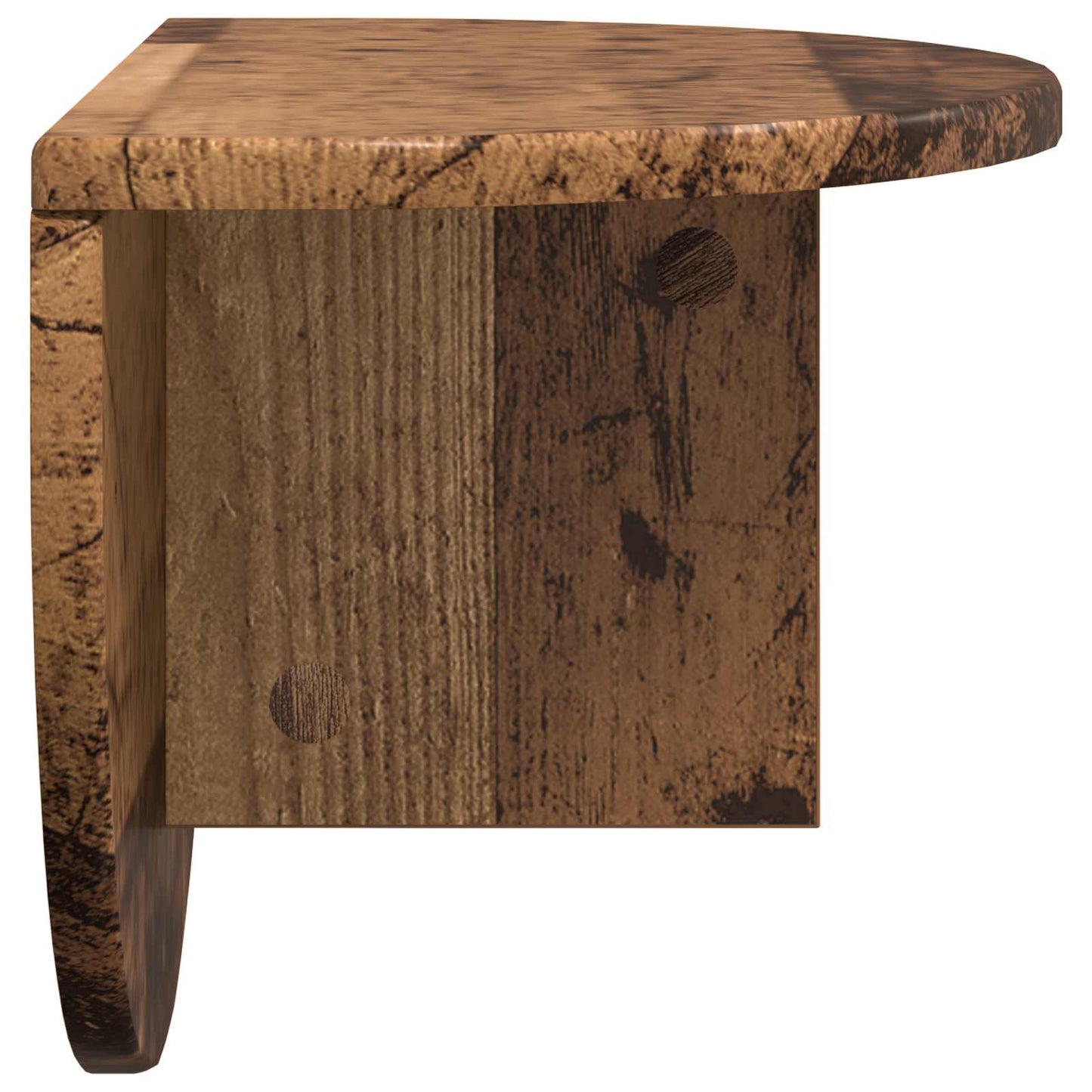 Falpolc Falra szerelhető Öreg fa 48 x 24 x 24 cm Szerelt Fa