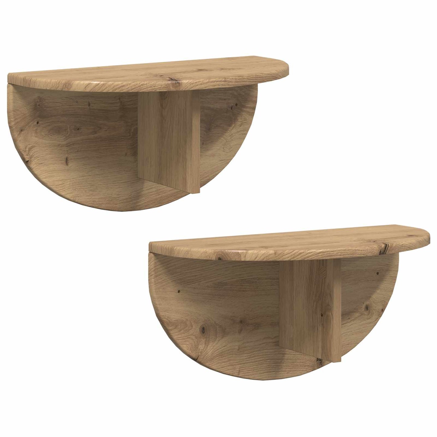 Falpolc Falra szerelhető 2 pcs Artisan tölgy 48 x 24 x 24 cm