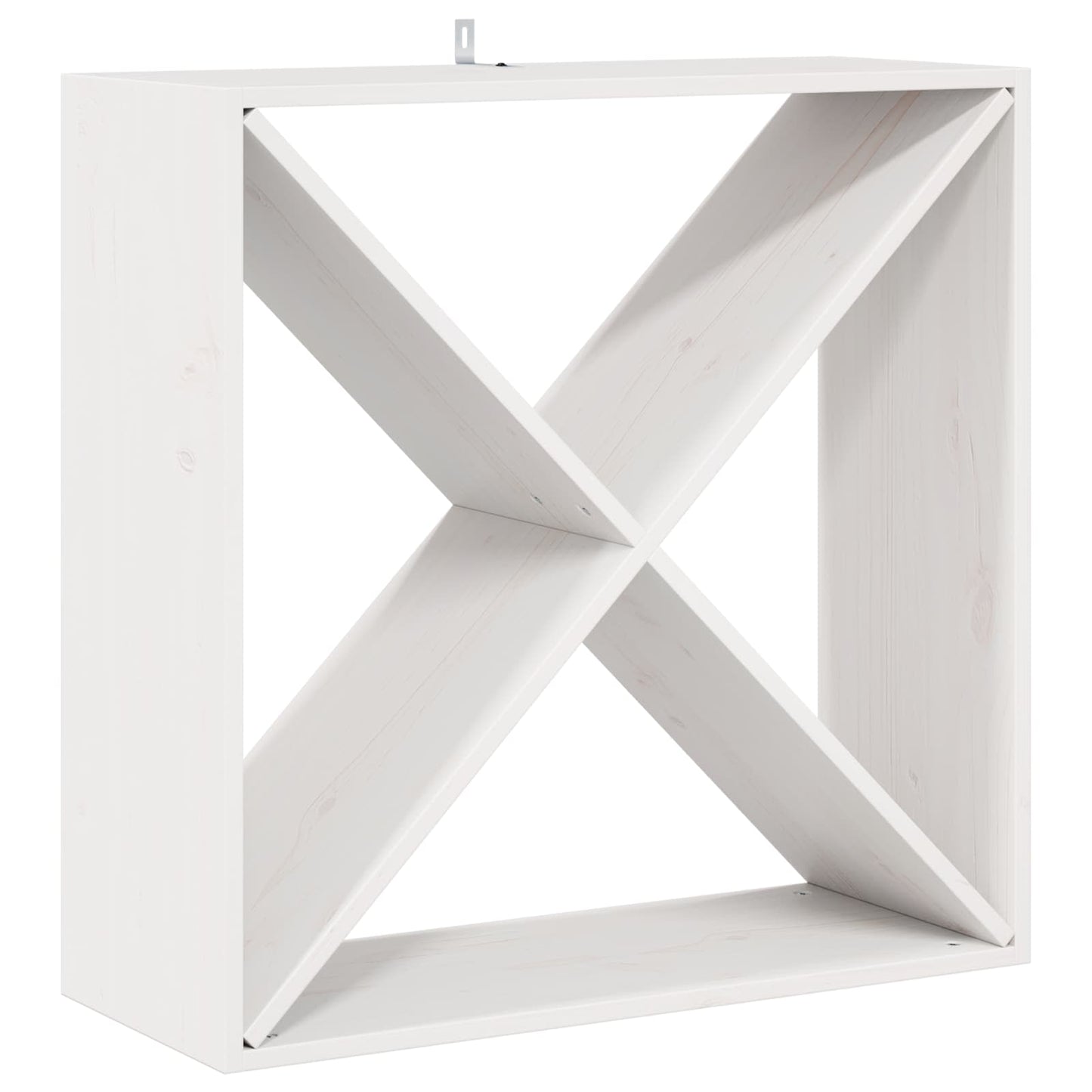 Borágas 2 pcs Fehér 62 x 25 x 62 cm Tömör fenyőfa