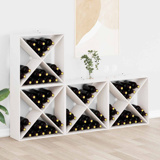 Borágas 4 pcs Fehér 62 x 25 x 62 cm Tömör fenyőfa