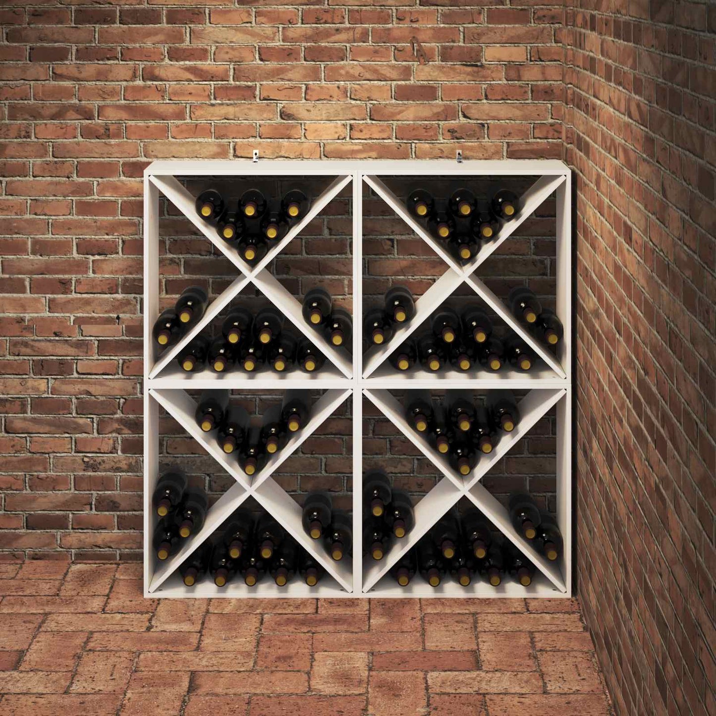 Borágas 4 pcs Fehér 62 x 25 x 62 cm Tömör fenyőfa