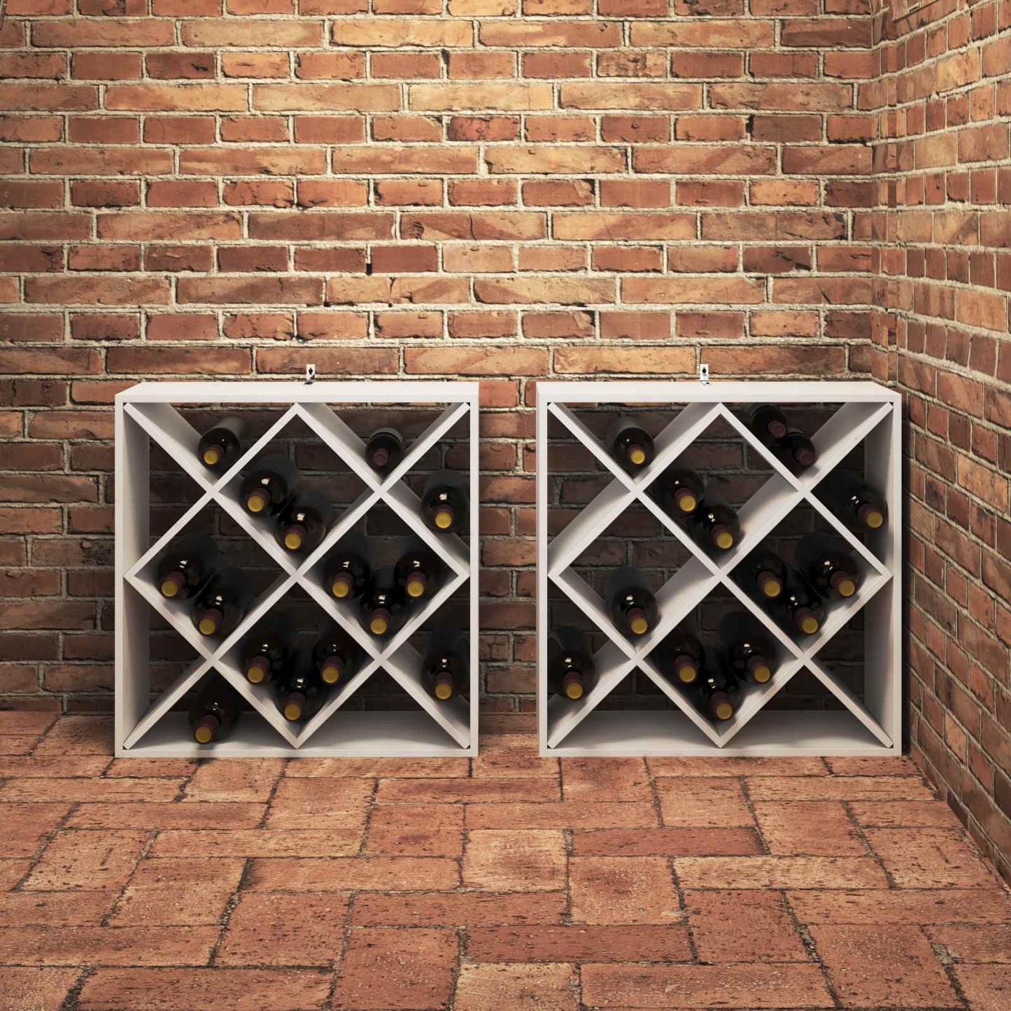 Borágas 2 pcs Fehér 62 x 25 x 62 cm Tömör fenyőfa