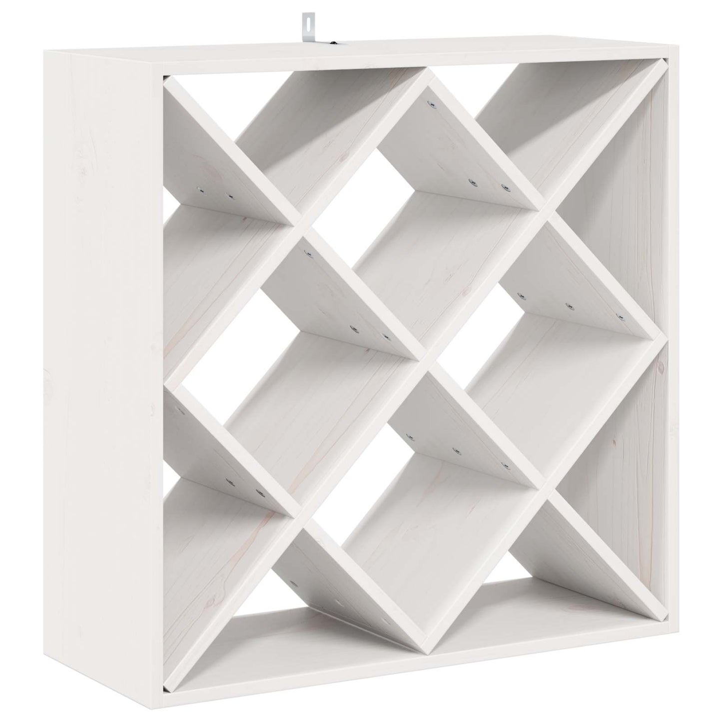 Borágas 2 pcs Fehér 62 x 25 x 62 cm Tömör fenyőfa
