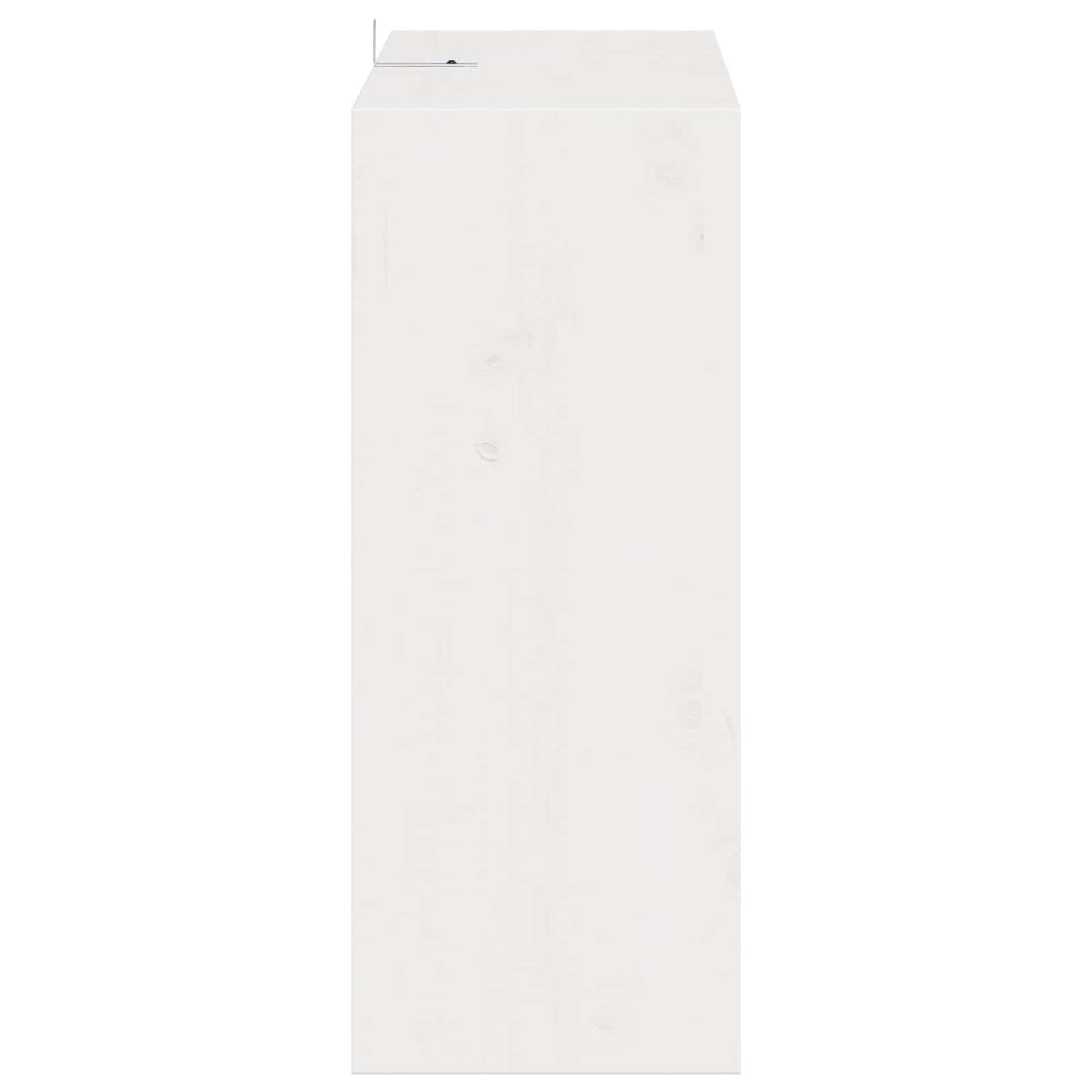 Borágas 2 pcs Fehér 62 x 25 x 62 cm Tömör fenyőfa