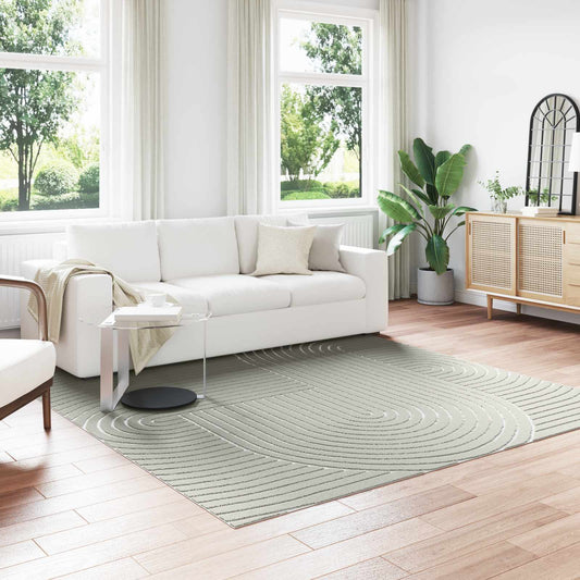 Területszőnyegek Négyzet PALMERAS Zöld 240 x 240 cm Poliészter