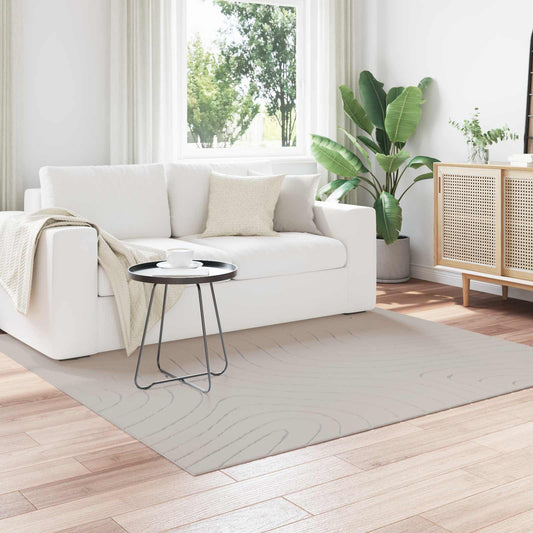 Területszőnyegek Négyzet PALMERAS Krém 200 x 200 cm Poliészter