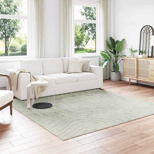 Területszőnyegek Négyzet PALMERAS Zöld 240 x 240 cm Poliészter
