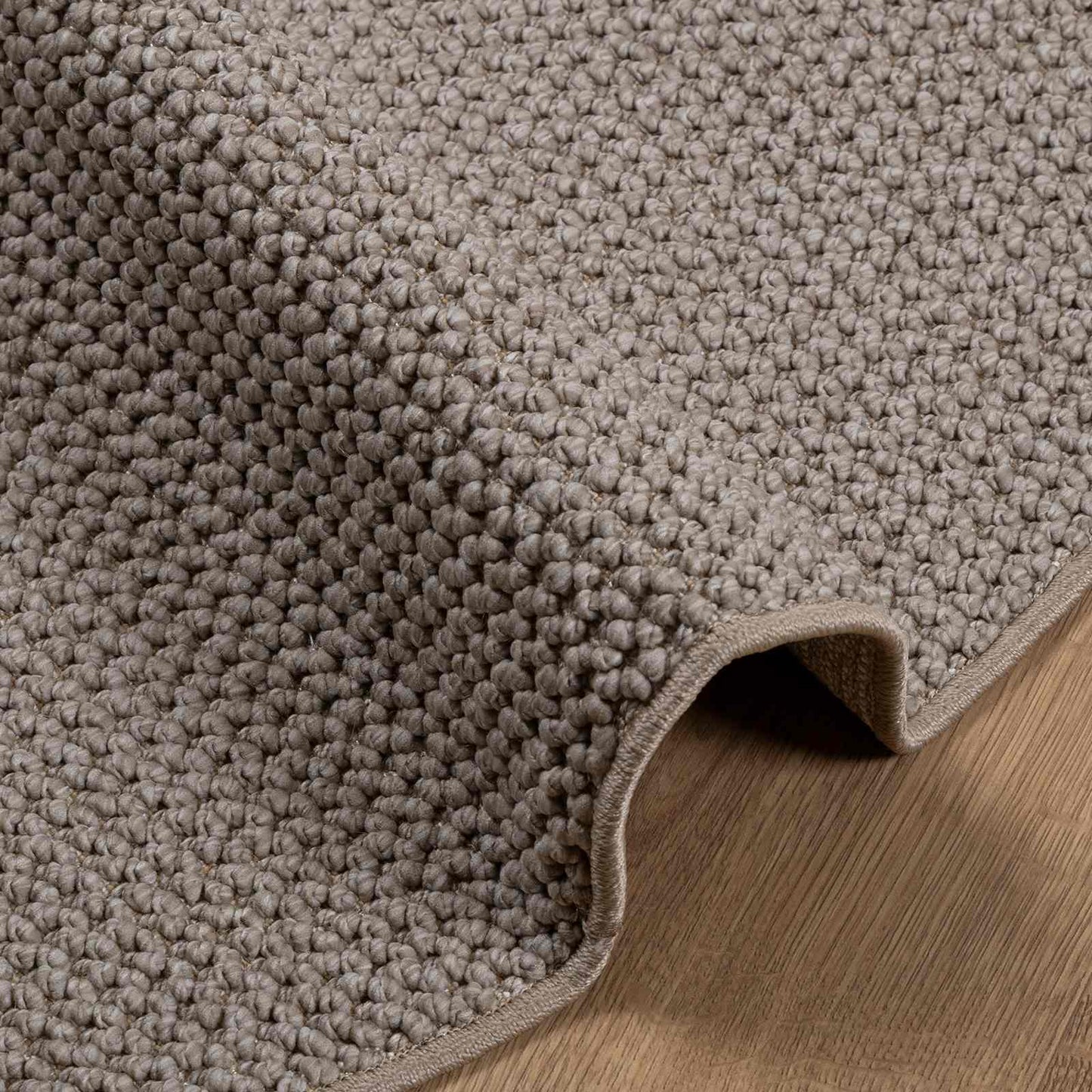 Területszőnyegek Kerek LUGO Tópszínű Ø 120 CM Poliészter